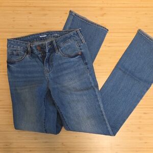 Old Navy Women's Blue Straight Leg Jeans